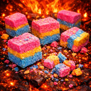 Sunset Sorbet Bath & Shower Rocks Unscented